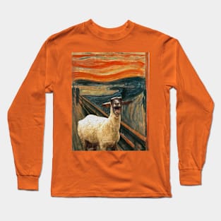 The Scream-Sheep Long Sleeve T-Shirt